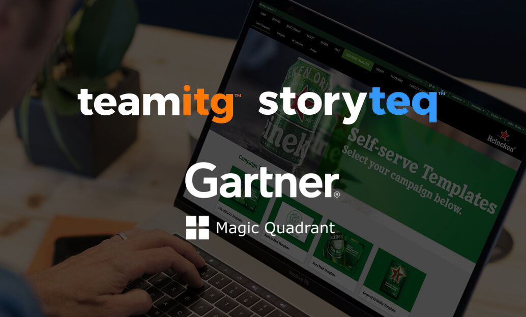 Our Storyteq marketing technology features as a Leader in 2023 Gartner® Magic Quadrant™